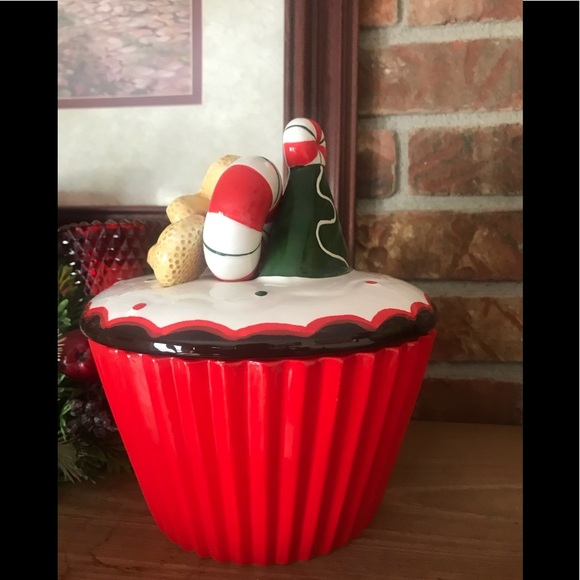 Rare Vintage Gingerbread Man Cupcake Cookie Jar - Picture 8 of 12